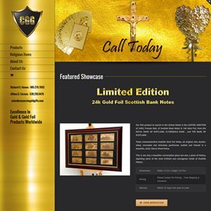 Small business website design sample by EP Portfolio