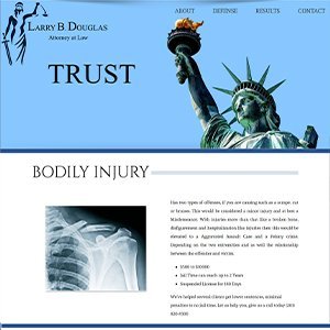 Small business website design sample by EP Portfolio