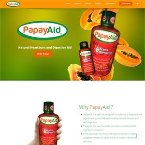 Small business website design sample by EP Portfolio